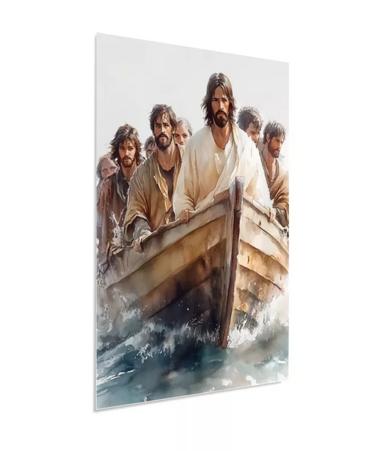 Barco Com Jesus e seus Discipulos