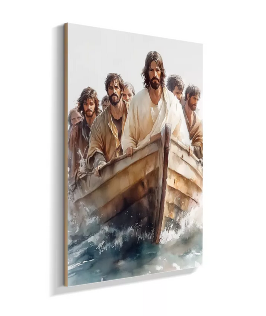 Barco Com Jesus e seus Discipulos